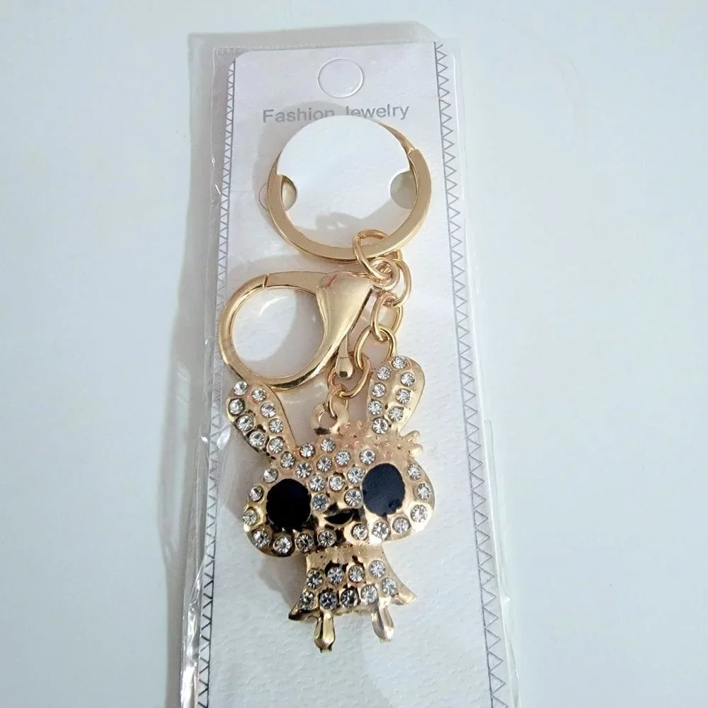❤️ Animal Assorted Charm Key Rings Bag Candy Jewelry Keychain NWT ❤️
